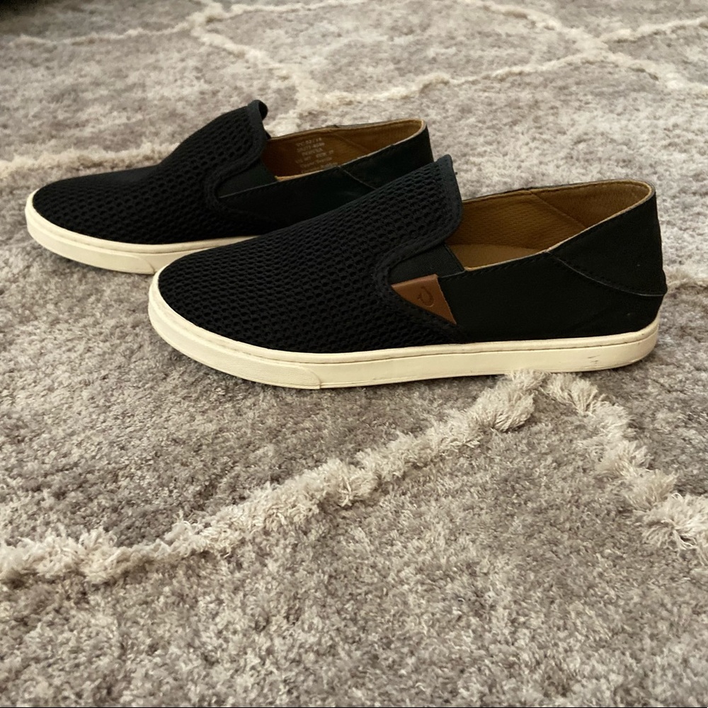OluKai Women’s Black Slip On